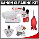 Canon Optical Lens and Digital SLR Camera Cleaning Kit with Brush, Microfiber Cloth, Fluid & Tissue + LensPen + Hurricane Blower for EOS 1D X, 1Ds, 1Ds Mark II, III, IV, 60D, 5D, 7D, Rebel T2i, T3 & T3i
