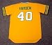 RICH HARDEN Oakland Athletics 1970's Majestic Cooperstown Throwback Baseball Jersey, 2XL