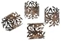 DII Baroque Set of 4 Napkin Rings