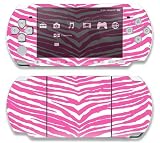 Pink Zebra Decorative Protector Skin Decal Sticker for Sony Playstation PSP Slim / PSP 3000