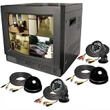 Security Labs SLM426C-B Refurbished Color Quad Observation System With 4 Cameras