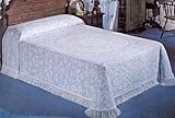 IMAGE OF Queen Elizabeth Bates Bedspread, Queen, White