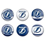 Tampa Bay Lightning Official 1.75" NHL Button Set