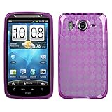 Purple Argyle Pane Candy Skin Cover for HTC Inspire 4G