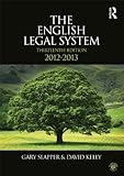 The English legal system, 2012-2013