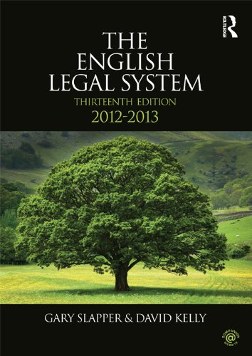The English Legal System: 2012-2013