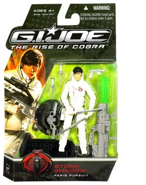  G.I. Joe Movie The Rise of Cobra 3 3/4 Inch Action Figure Storm Shadow (Paris Pursuit)