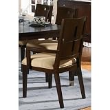 Moxi Block Arm Chair in Java [Set of 2]