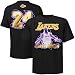 Majestic Los Angeles Lakers #24 Kobe Bryant Shocking Persona T-Shirt - Black