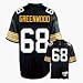 L.C. Greenwood Black Reebok NFL Premier 1978 Throwback Pittsburgh Steelers Jersey - Medium