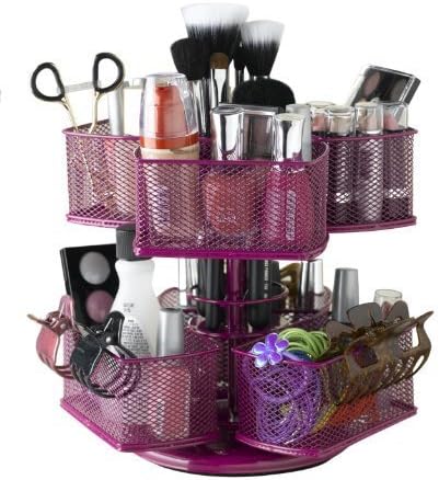 Nifty Cosmetic Organizing Carousel, Rose by Nifty Home Products
