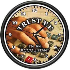 ACCOUNTANT ~Wall Clock~ office cpa tax accounting gift