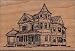 Victorian House - Rubber Stamp by Rubber Stamps of America