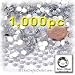 1,000 pc Quality clear Acrylic foil Flat back Rhinestones 5mm (21ss)