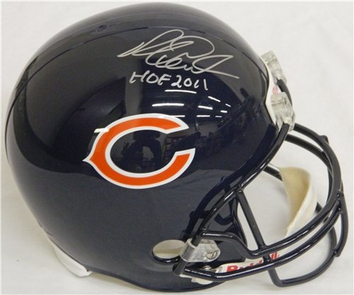 Richard Dent Autographed/Hand Signed Bears Riddell F/S Replica Helmet w/HOF 2011
