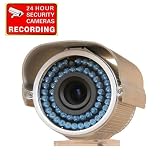 VideoSecu 540L Night Vision Outdoor Security Camera 1/3" Sony CCD 16mm Lens Home CCTV Surveillance 1DT