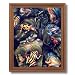 Frog World Global Frogs Animal Wildlife Picture Oak Framed Art Print