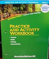 Practice and Activity Workbook, Grade 1 (California Vistas: Family and Friends)