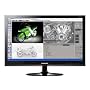 Samsung P2250 22-Inch Widescreen Touch of Color LCD Monitor - Rose Black