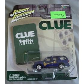 Johnny Lightning 1:64 Clue 2002 Cadillac Escalade BLUE by
