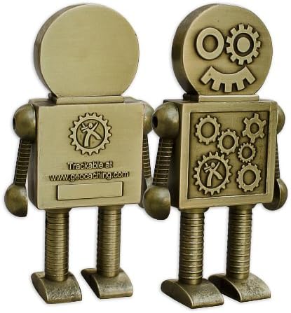Steampunk BIG Robot - Antique Bronze + Copy Tag