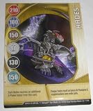BAKUGAN SEASON 2 VESTROIA NEW LOOSE OPEN METAL CARD HADES 11/48i