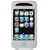 Rix SoftBank iPhone 3G�p �Ȃ߂炩�V���N�^�b�` �V���R���P�[�X �t���ی�t�B�����t �z���C�g RX-IPSPHOWH