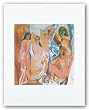Les demoiselles d'Avignon, 1907 by Pablo Picasso 8.25"x8" Art Print Poster