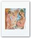 Les demoiselles d'Avignon, 1907 by Pablo Picasso 8.25"x8" Art Print Poster