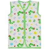 はらぺこあおむし フランネルフリース 総柄スリーパー THE WORLD OF ERIC かいまき 【YP】 fh4394 グリーン