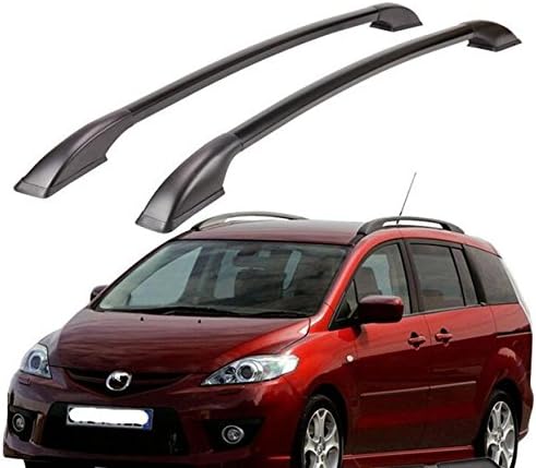 Aluminum Alloy Car Cargo Luggag Roof Rack Black+ Silver Fit For Mazda 5