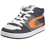 DuFFS Men's 4130 Mid Skate Shoe,Navy/Grey/Orange,6 UK (US Men's 7 M)