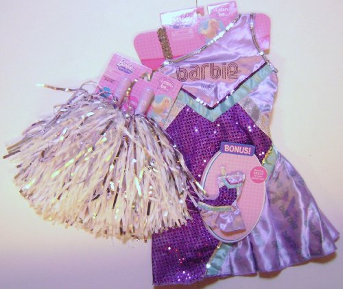Barbie I can Be Purple Cheerleader Dress with BONUS Matching Dress for Barbie Doll