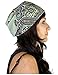 Sunshine Joy Paisley Hippie Bandana 22x22 Inches - Safari Green