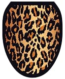 Toilet Tattoos TT-1000-O Leopard Design, Elongated
