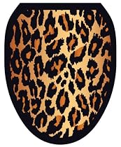 Toilet Tattoos TT-1000-O Leopard Design, Elongated