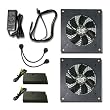 Cabcool 1201-2 Two-Single 120mm Kits with Thermal Control