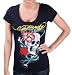 ED HARDY Christian Audigier Platinum Womens T-Shirt ED HARDY Christian Audigier Platinum Womens T-Shirt