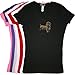 Sparkle in the Closet Dachshund # 2 - Ladies V-Neck Rhinestone Dog Breed Shirt - Tight Fitting - Runs Small