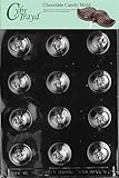 Cybrtrayd AO062 Cherry Bon-Bon Chocolate Candy Mold with Exclusive Cybrtrayd Copyrighted Chocolate Molding Instructions