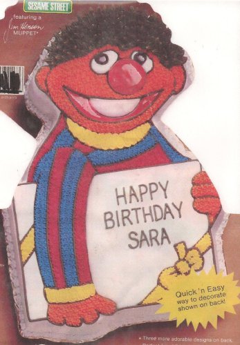 Wilton Ernie of Sesame Street Muppets Cake Pan (502-3614, 1983) Jim Henson Cheap Wilton Ernie of Sesame Street Muppets Cake Pan (502-3614, 1983) Jim Henson