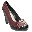 Liliana by Adi Peep Toe Topstitched Wedges