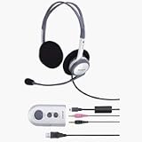 Sony DR-260USB PC Headset with USB and Headset/Microphone Connections