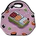 Wrapables A70830c Insulated Neoprene Lunch Bag, One Size, Sleeping Sushi