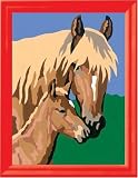 Eigenschaften Ravensburger 29647 / Ravensburger 29647 - Malen nach Zahlen, Haflingerkuss, 18x13 cm