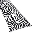Zebra Animal Print Full Length Double Zippered Body Pillow Cover
