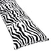 Zebra Animal Print Full Length Double Zippered Body Pillow Cover