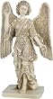Archangel Raphael Healing Pointing Upwards Statue, Stone - Small