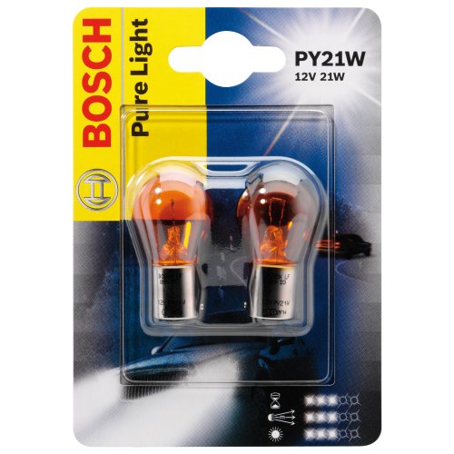 Bosch 1987301018 Autolampe PY21W PURE LIGHT - Stopp-/Blinklicht-/Schluss-/Kennzeichenlampe Preisvergleich