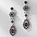 Special Occasion Amethyst Rhinestone Dangle title=